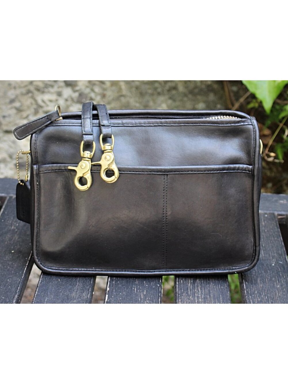 Coach Vintage NYC - Companion Bag 9300 in Navy - 1970s, Talon Zipper
